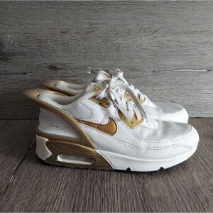(GS) Nike Air Max 90 FlyEase 'Metallic Gold' CV0526-100 Size 4Y